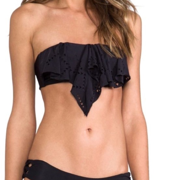 New L*Space Flutter Bye Bandeau Bikini Top - Picture 2 of 9